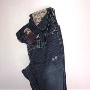 TRUE RELIGION Rare Distressed Denim Jeans